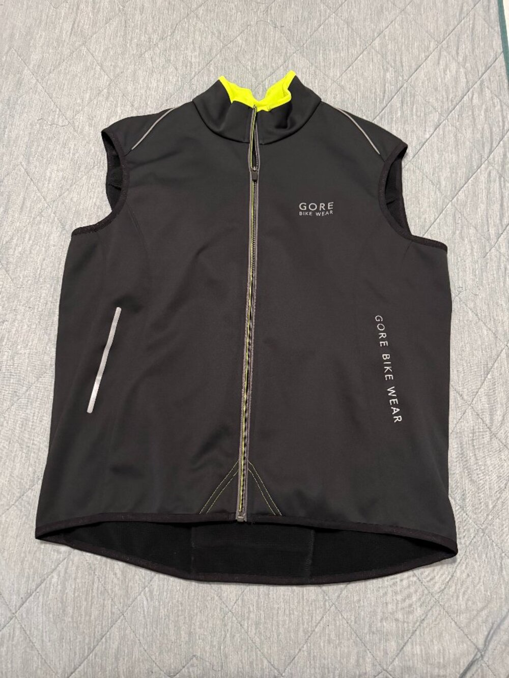 Gore Bike Wear Windstopper Vest Black EUC XL